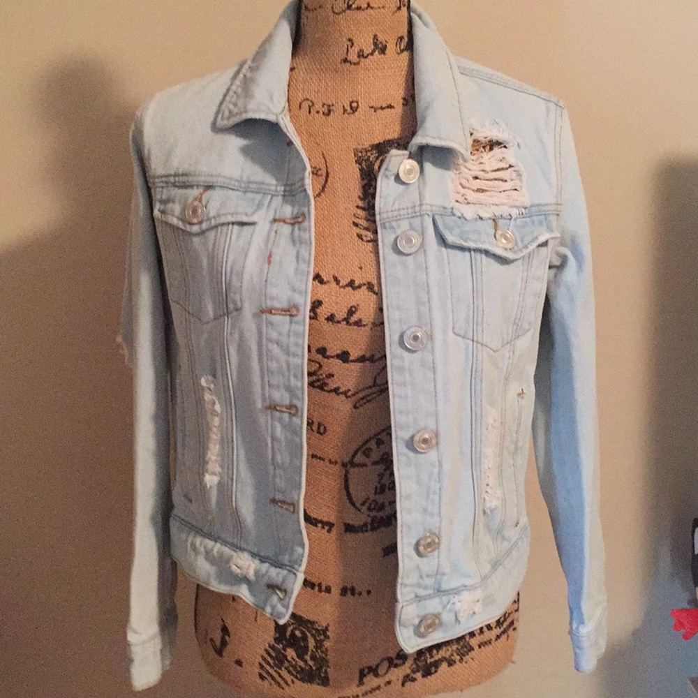 Sky and Sparrow from Tillys demin jacket